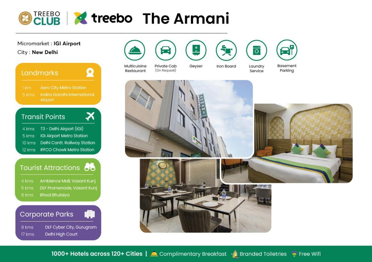 Treebo The Armani Near Igi Airport Hotel นิวเดลี ภายนอก รูปภาพ